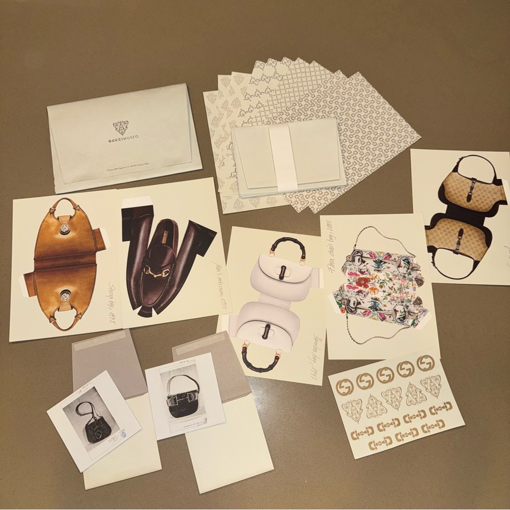 Gucci Museo Stationery Set postcards envelopes 2014-15